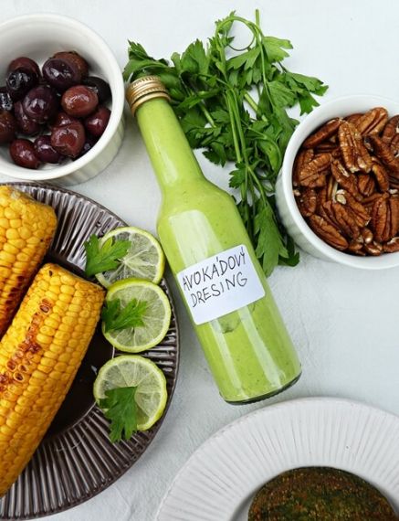 Avokádový dresing recept Domácí avokádový dresing