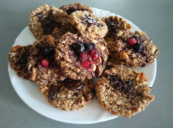 Ovesné sušenky s banánem Recept na banánové sušenky