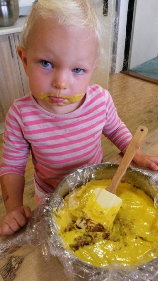 Příprava nepečeného mangového dortu RAW mangový dort - příprava