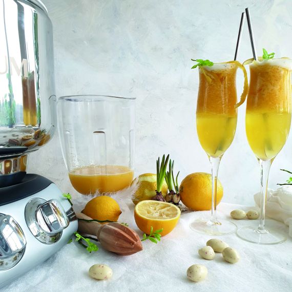 Slavnostní koktejl z manga a citrónu