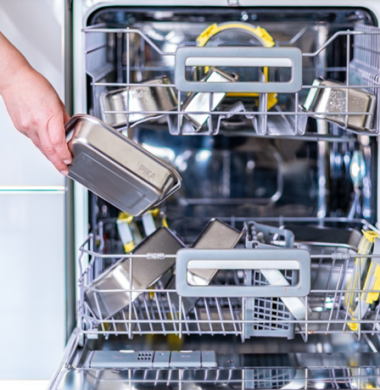 Potravinové boxy PIKA vhodné do myčky nádobí Nerezové potravinové boxy PIKA