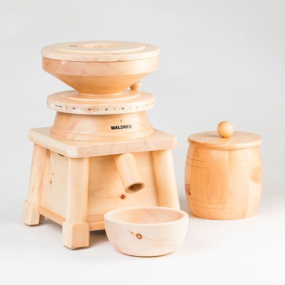 Elektrický mlýnek na obilí Waldner Biotech pro koření i mouku Mlýnek na obilí